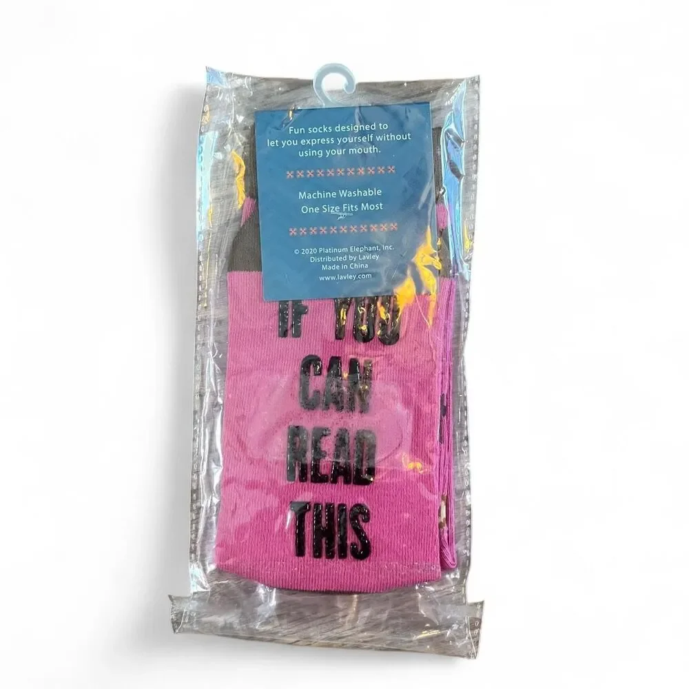 If You Can Read This Bring Me Some Chocolate Socks New In Packaging